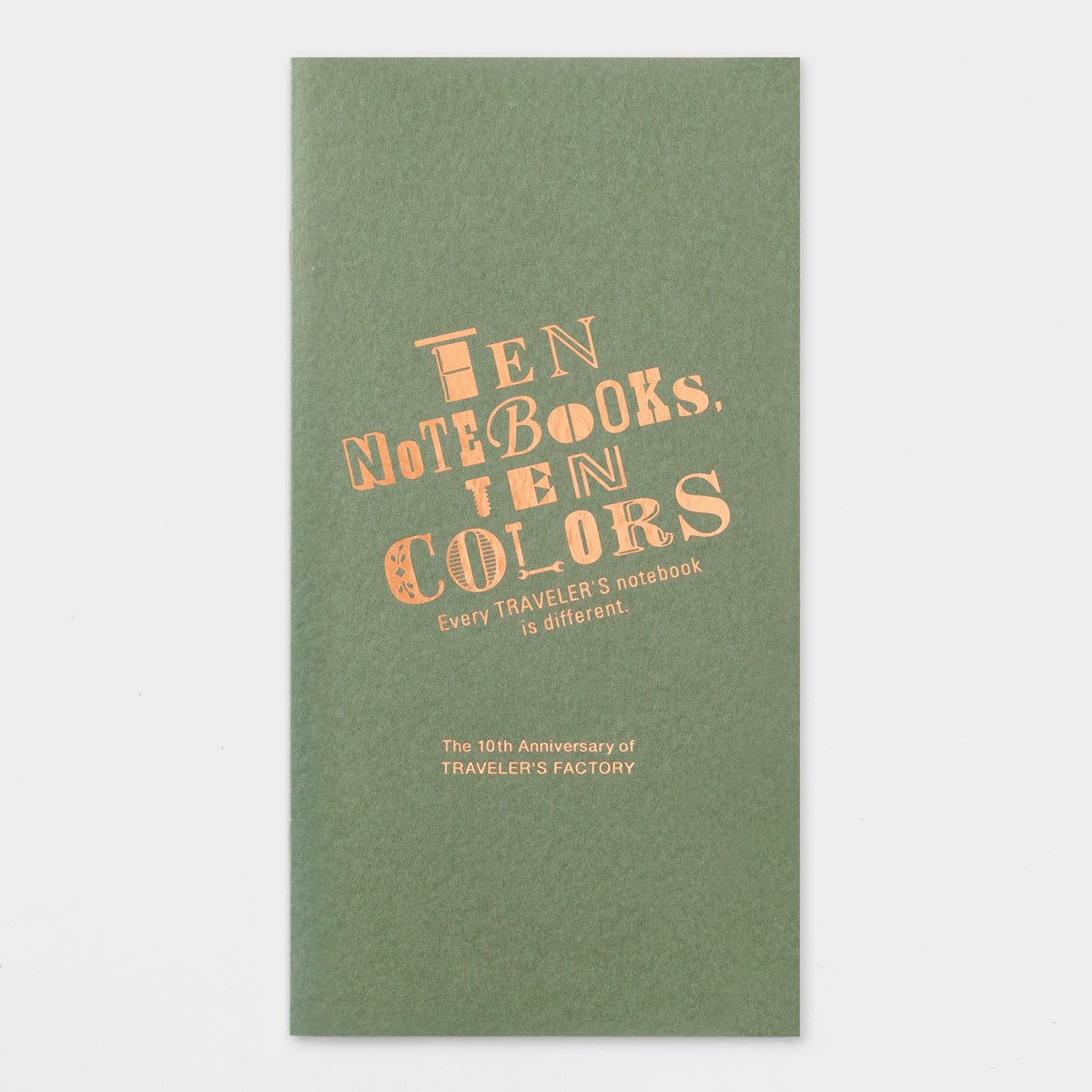 Traveler's Factory 10th Anniversary Notebook Refill ST Smoky Color Assortment