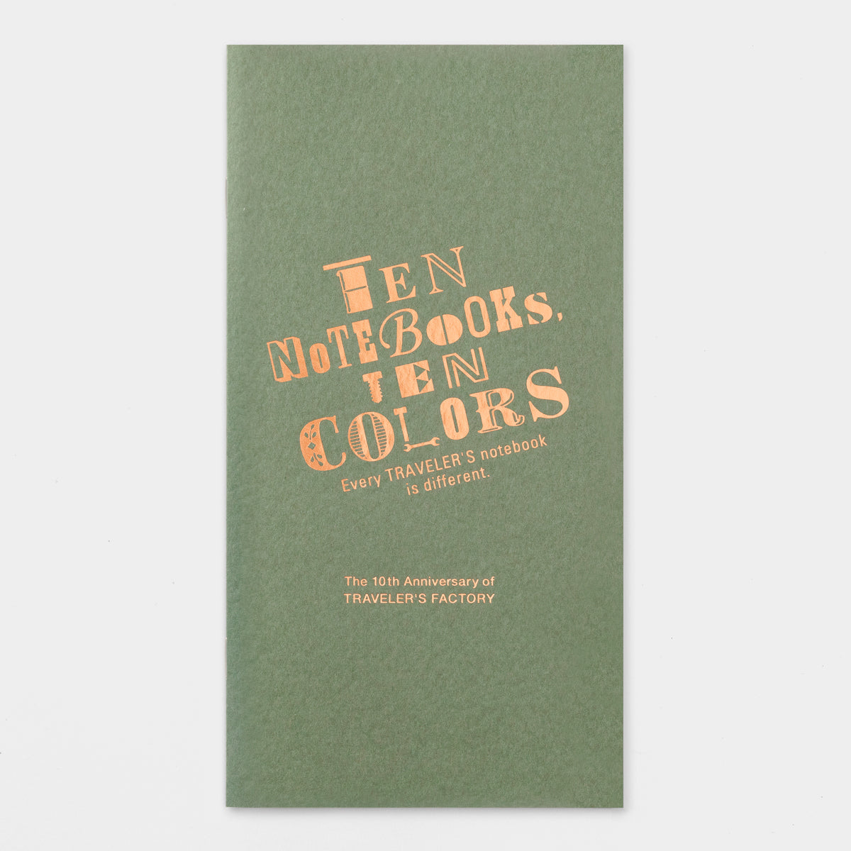 Traveler's Factory 10th Anniversary Notebook Refill ST Smoky Color Assortment