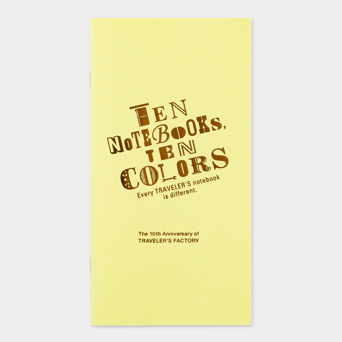 Traveler&#39;s Factory 10th Anniversary Notebook Refill ST Seal Sheet