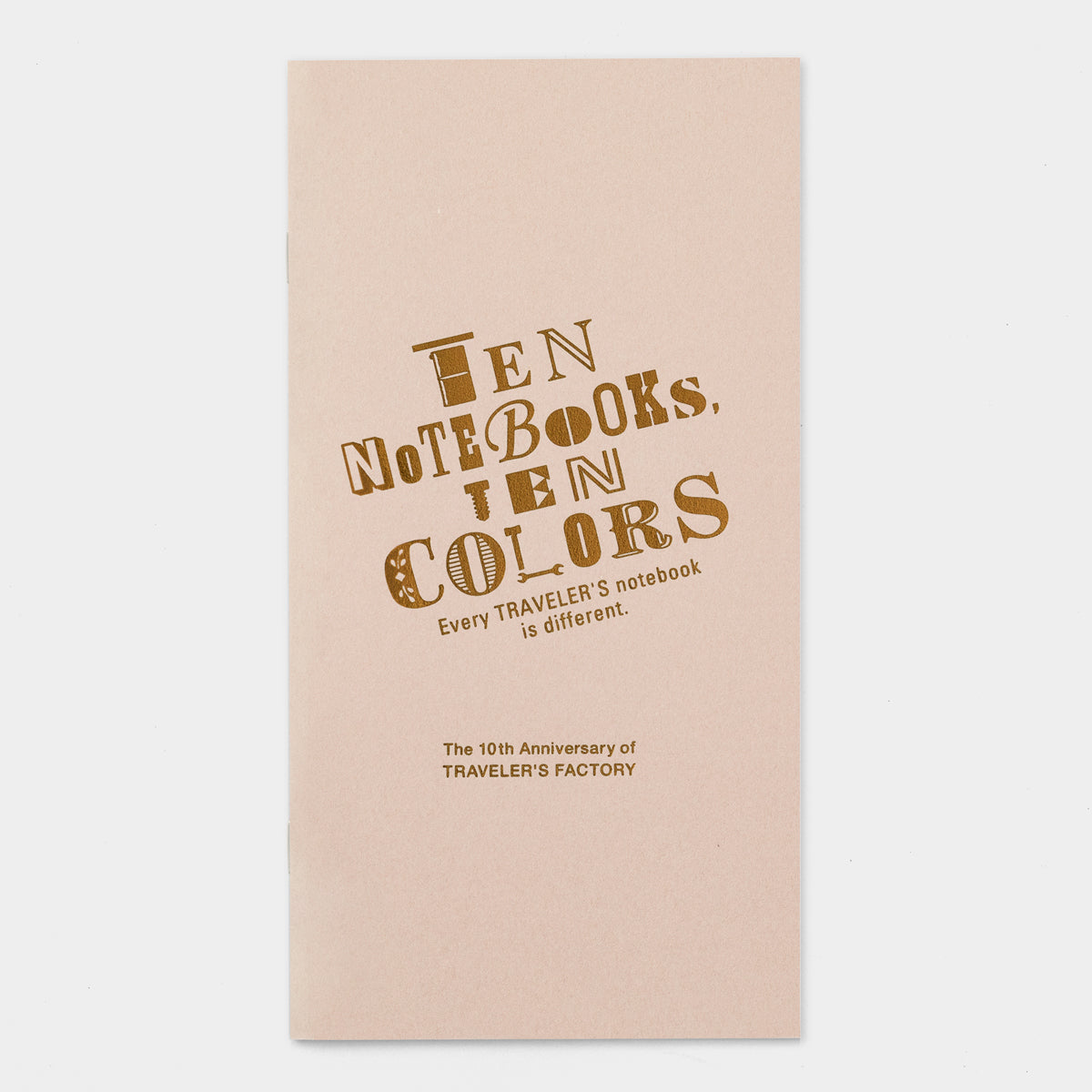 Traveler&#39;s Factory 10th Anniversary Notebook Refill ST Taburo