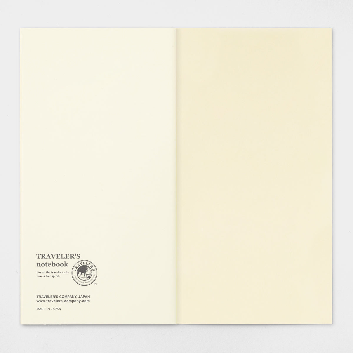 Traveler&#39;s Factory 10th Anniversary Notebook Refill ST Japanese Paper Gold And Silver Swing