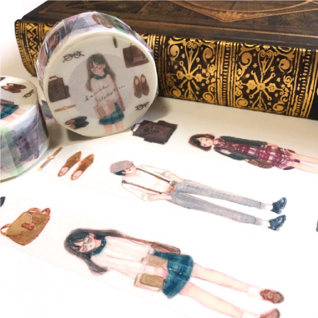 Washi Carrie Illustration British Style