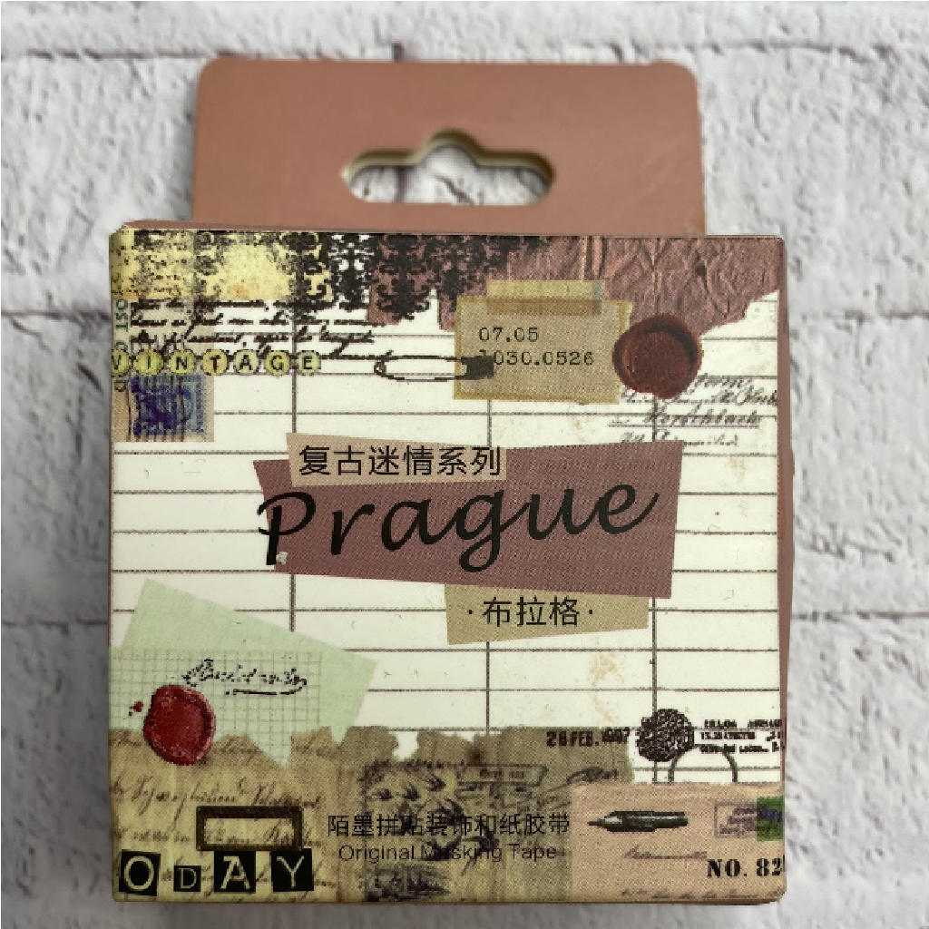 Mo Card Masking Tape - Prague