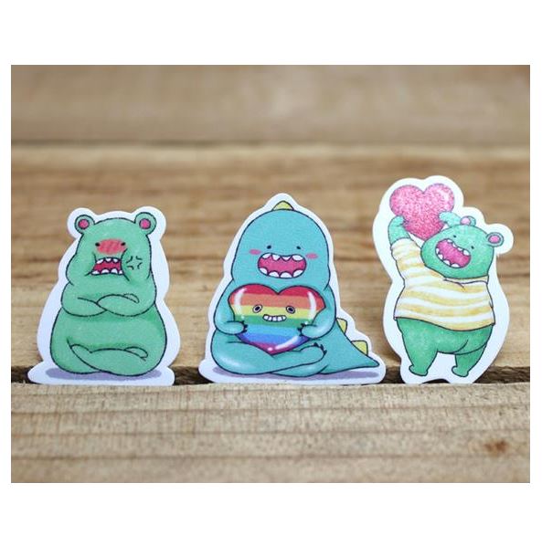 Ethos The Furry Is In Love Sticker Pack