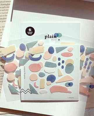 Suatelier Plain Deco X Sticker Series