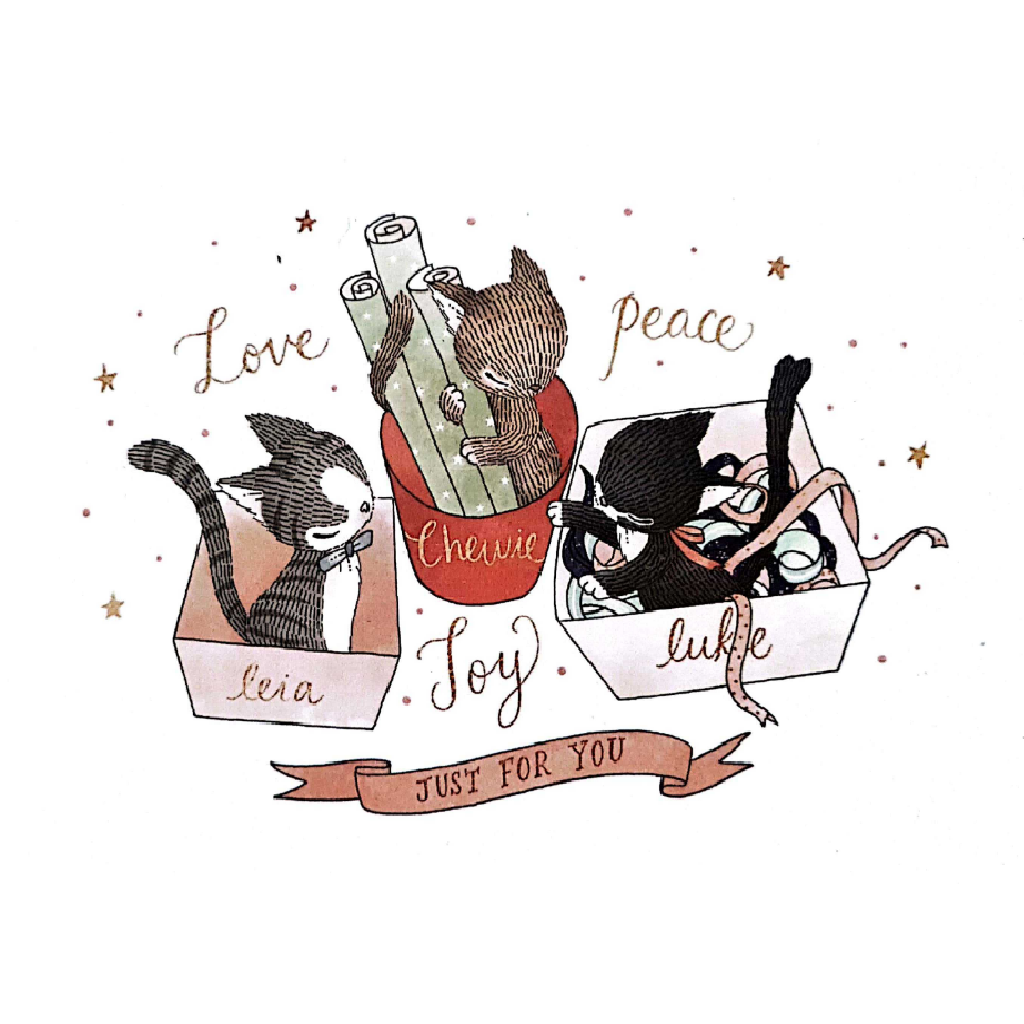 Love Peace - Postcard