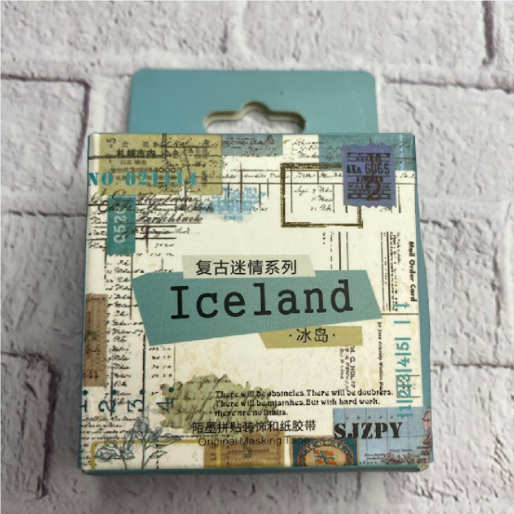 Mo Card Masking Tape - Iceland
