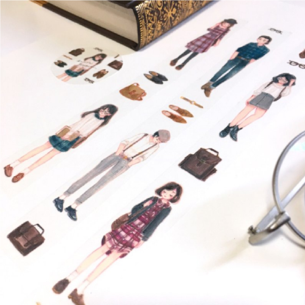 Washi Carrie Illustration British Style