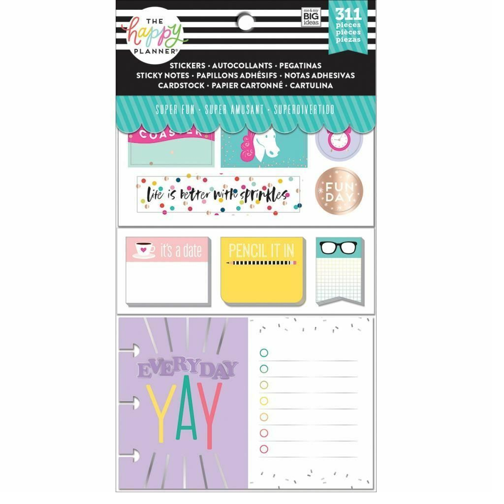 The Happy Planner Sticky Note Multi Pack Super Fun 311