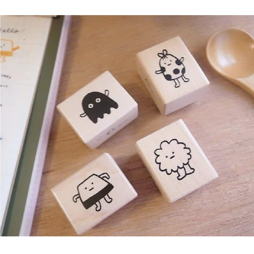 Rubber Stamp Mica Bear Set 4