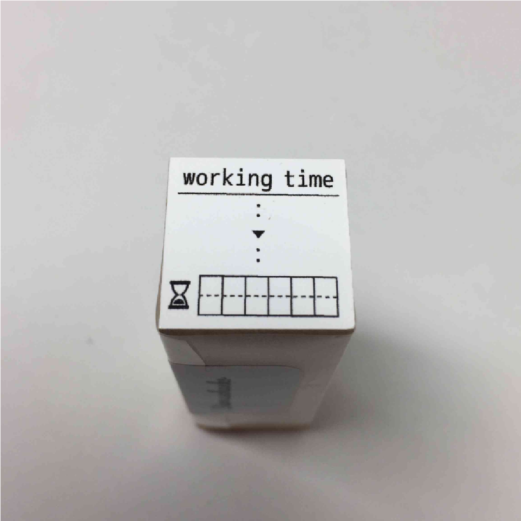 Siawasehanko Rubber Stamp - Working Time