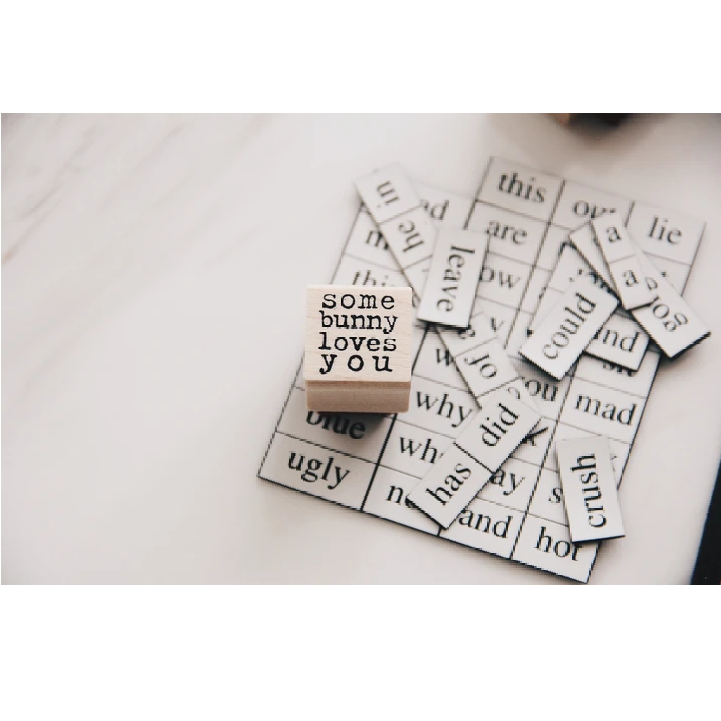 Catslife Press Rubber Stamp - Some Bunny Loves You