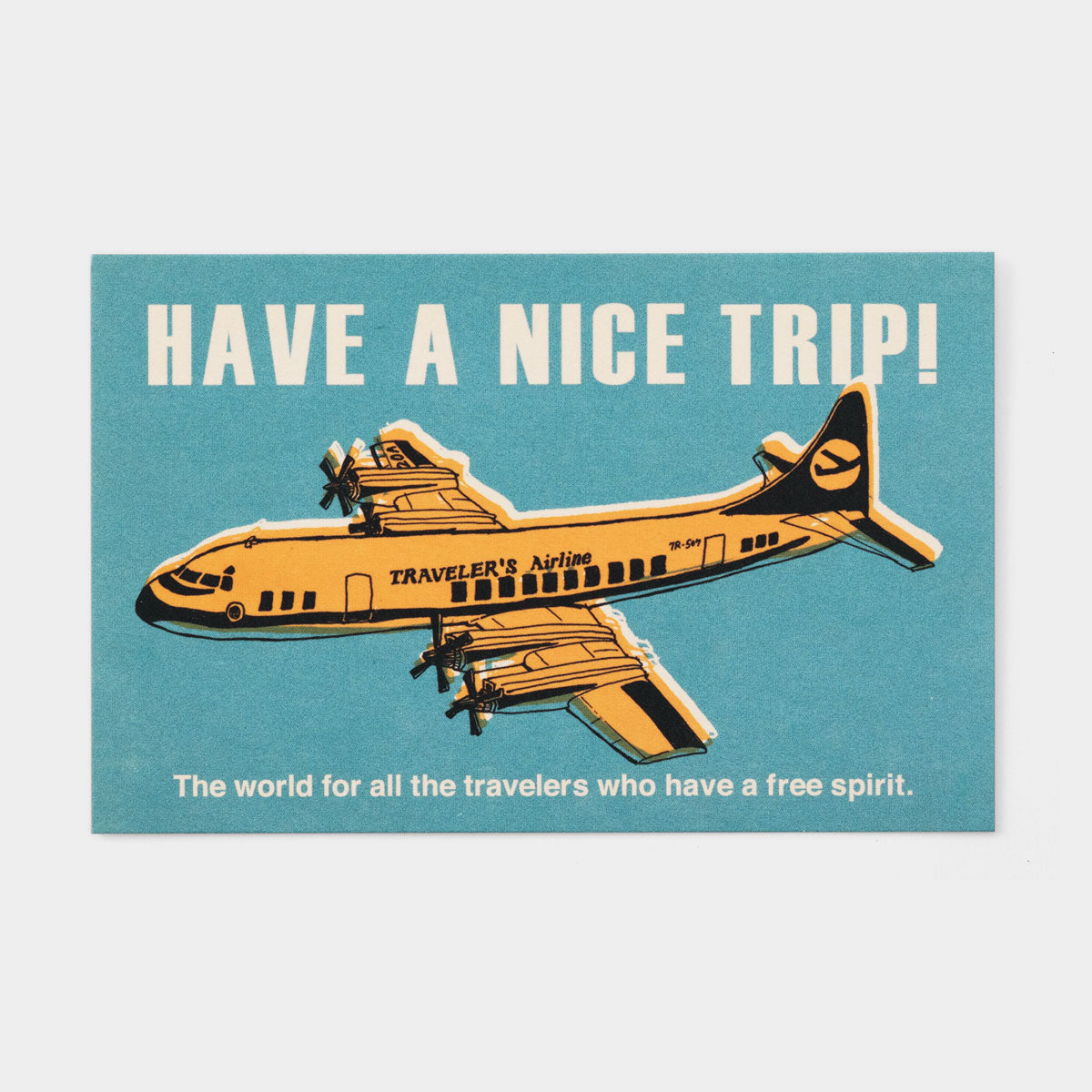 Travelers Notebook Postcard - Have A Nice Trip