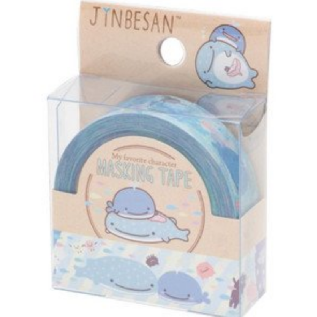 Jinbesan Masking Tape - Whale