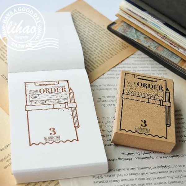 Lihaopaper Notepaper Rubber Stamps