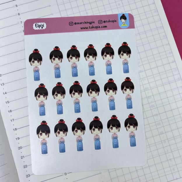 P001 Pie Sticker - Elpiji