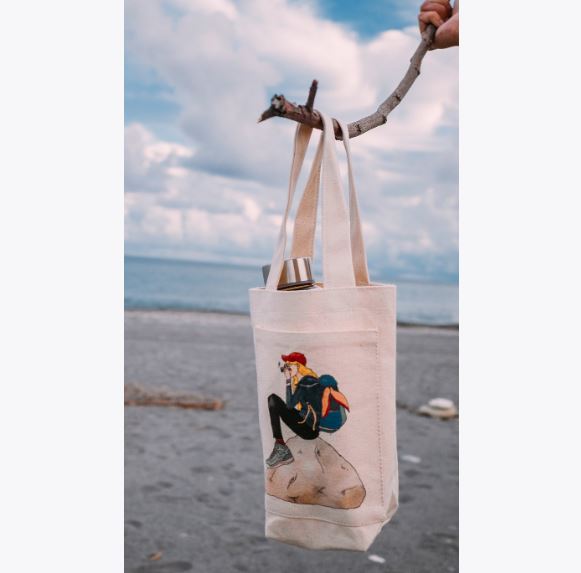 La Dolce Vita Canvas Bag - Stone Girl