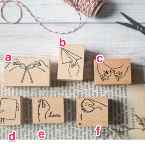 WLEKD Stationery Stamp Hand Series