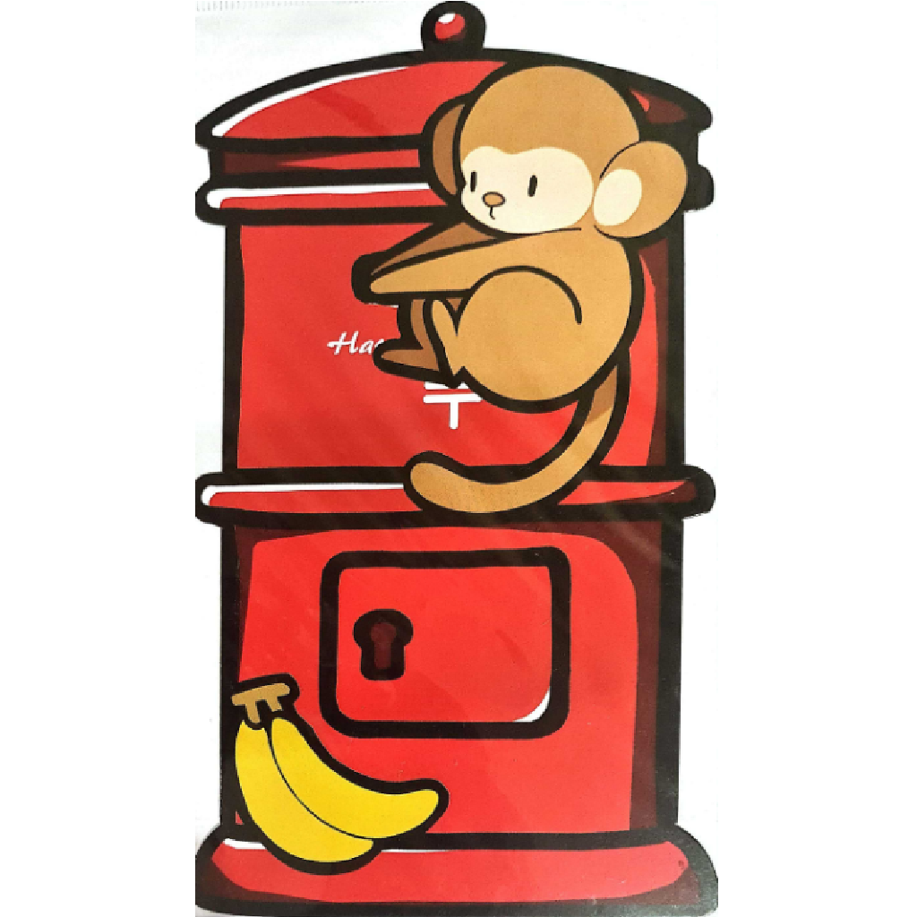 Mr.Post Monkey - Postcard