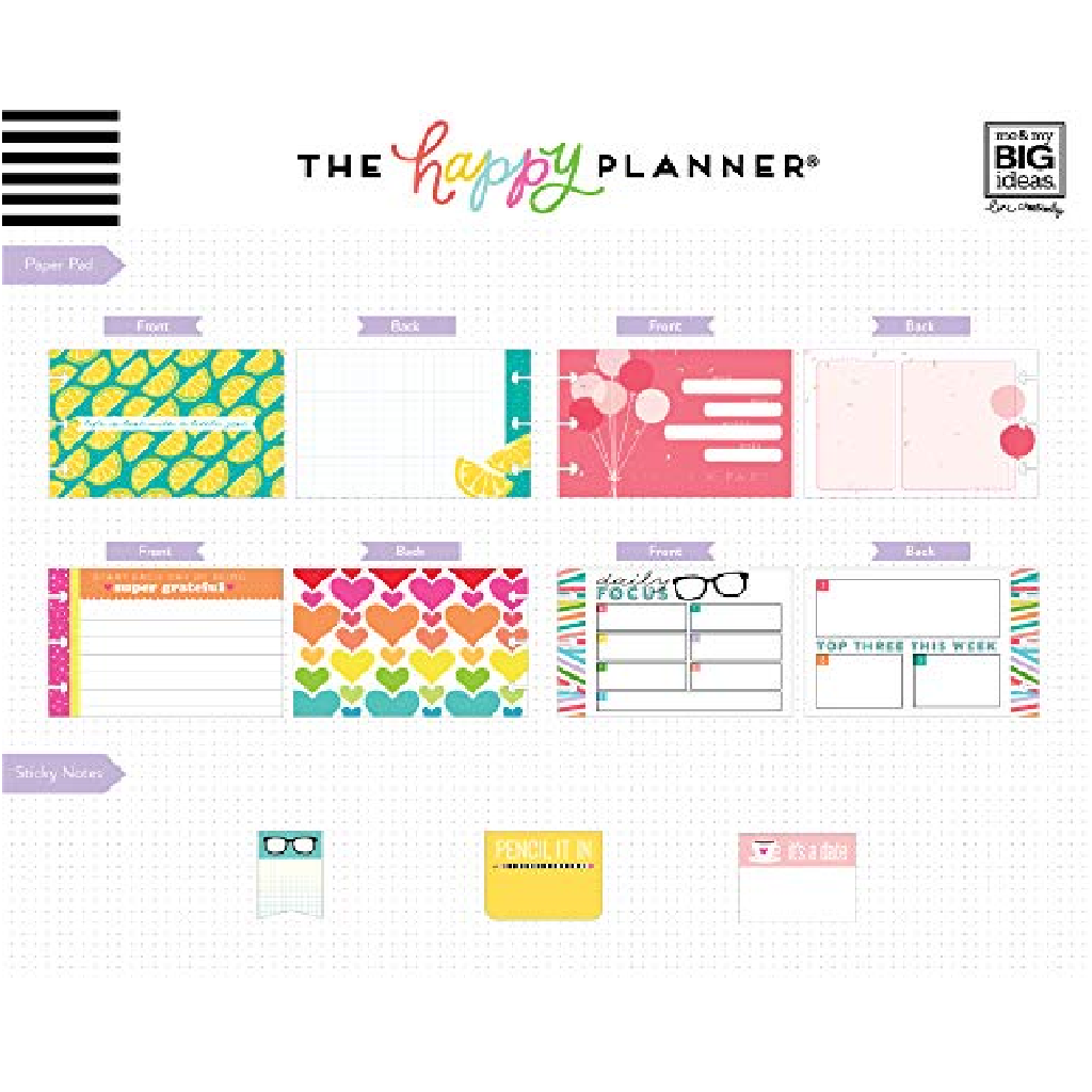 The Happy Planner Sticky Note Multi Pack Super Fun 311