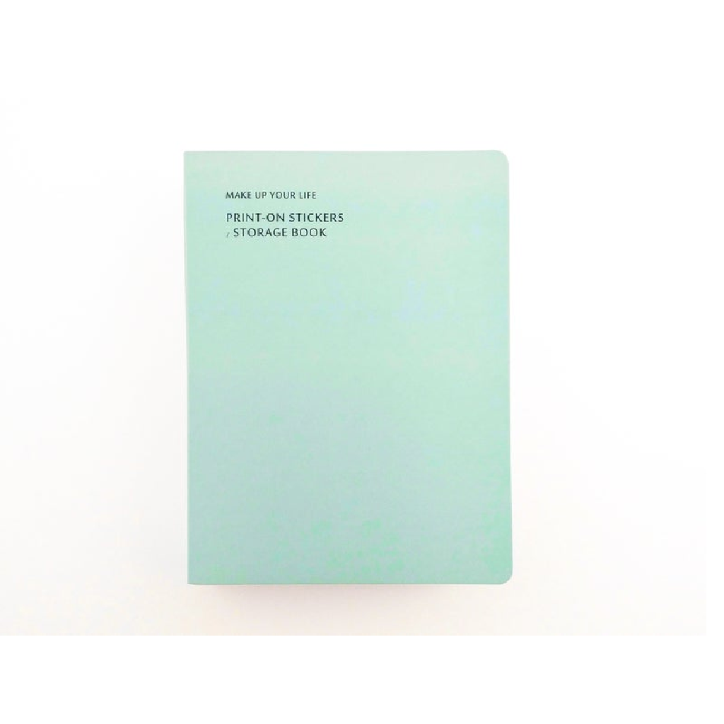MU Print On Sticker Storage Book