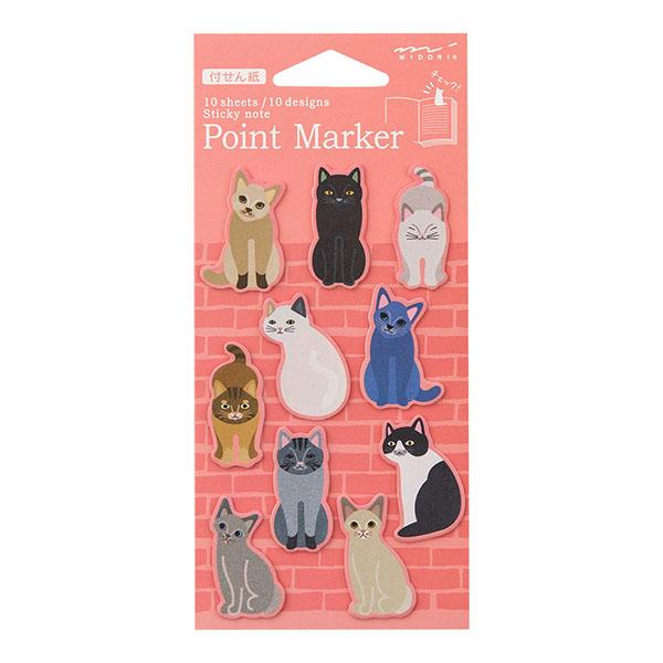 Midori Sticky Paper Point Animals