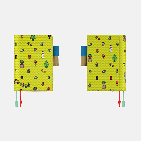 Hobonichi A6 Size Cover Mother 2 This is Magicant Pattern