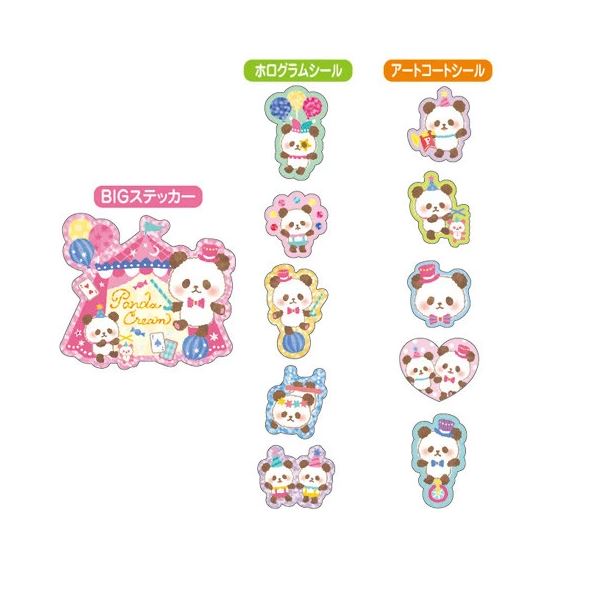 Mind Wave Panda Cream Flake Sticker