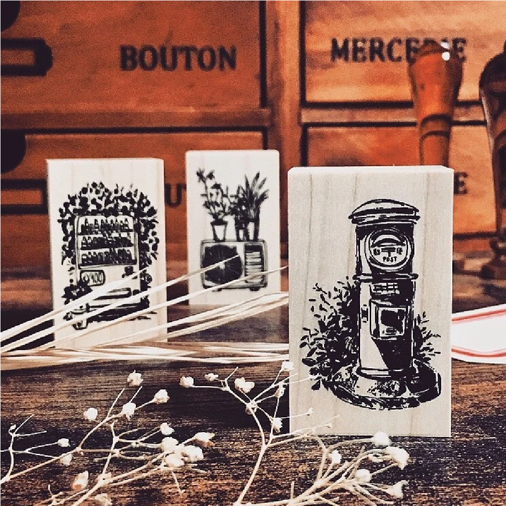 Oola Happy Stationery Rubber Stamp - Cozy Neighbourhood