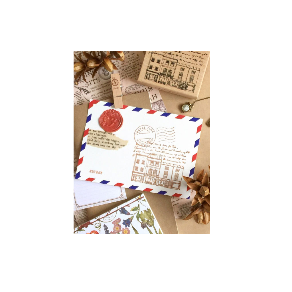 LadyF05 Rubber Stamp - British Town C