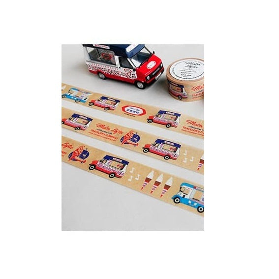 Washi Sampler 1M - Travelers Factory Special Edition Large Mister Softee