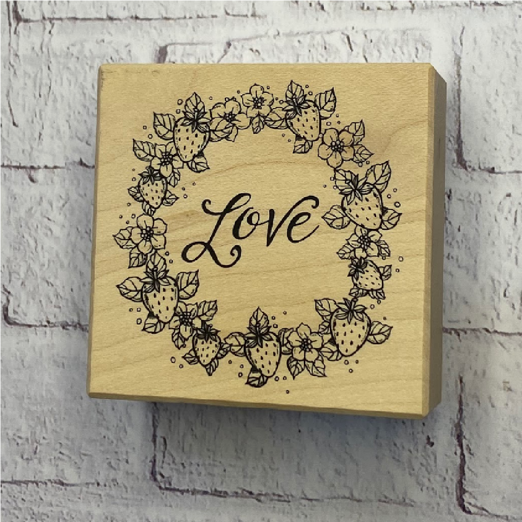 K-Kingdom Rubber Stamp - Strawberry Love