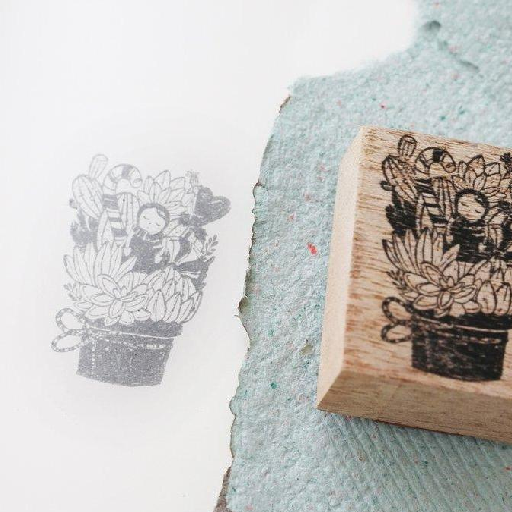 Black Milk Project Rubber Stamps - Xmas Cactus Fairy