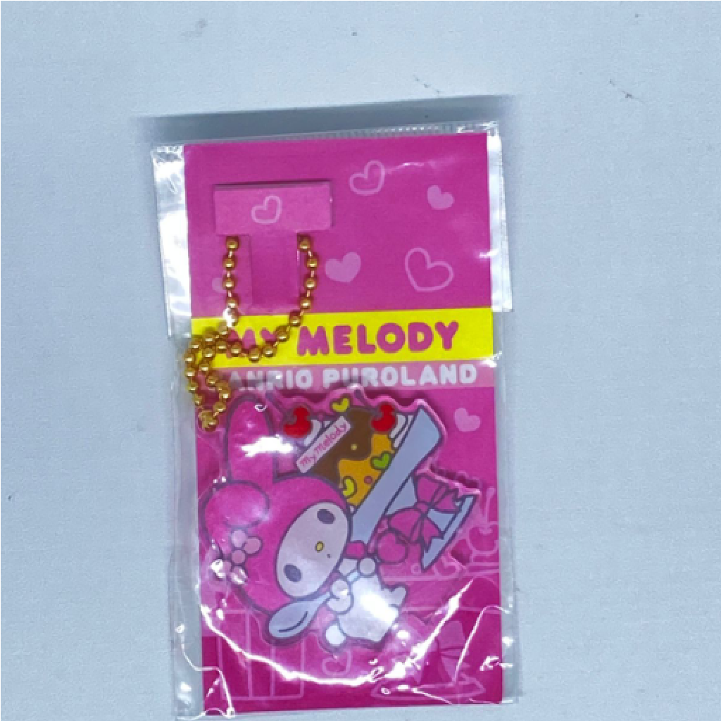 My Melody Cake Keychain Acrylic