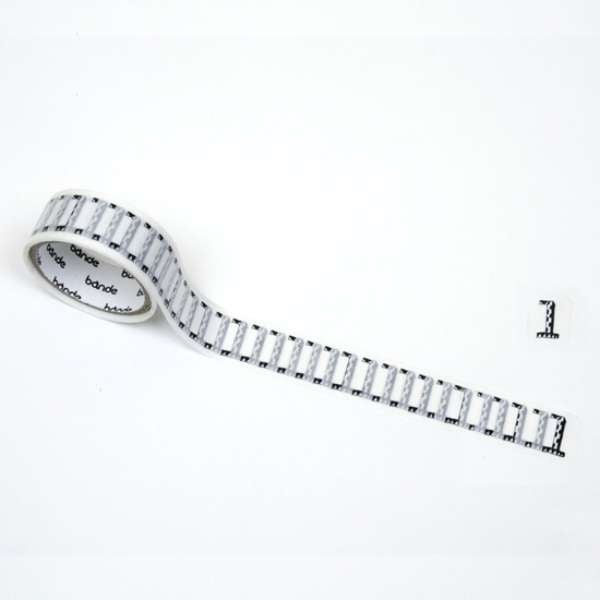 Bande Box Masking Roll Sticker Number 1