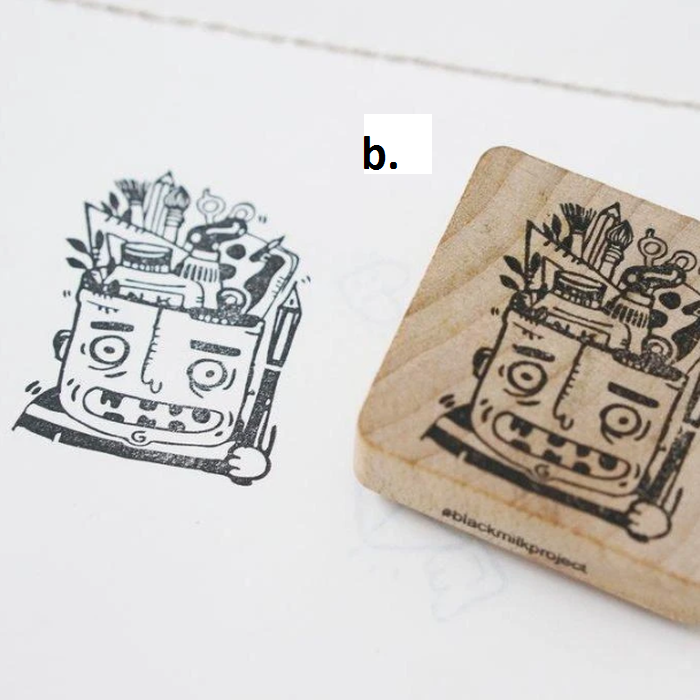 Black Milk Project Rubber Stamp - Brian Obrain