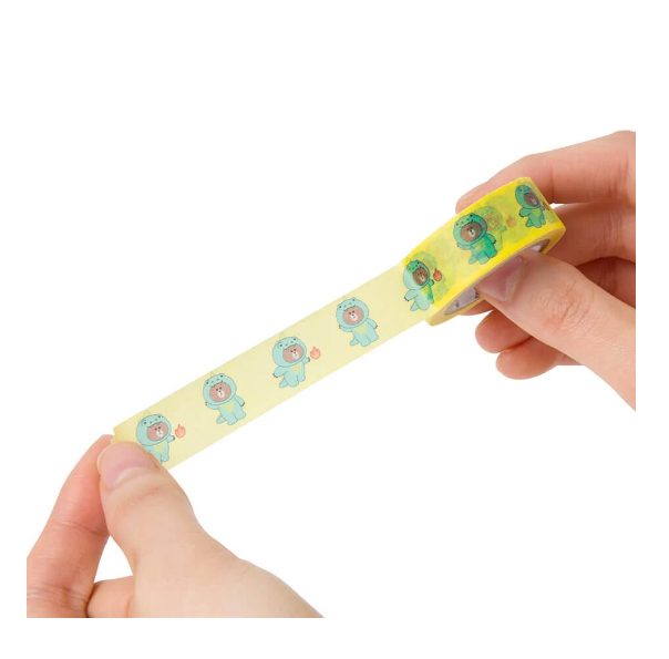 Line Friends - Dino Brown Masking Tape
