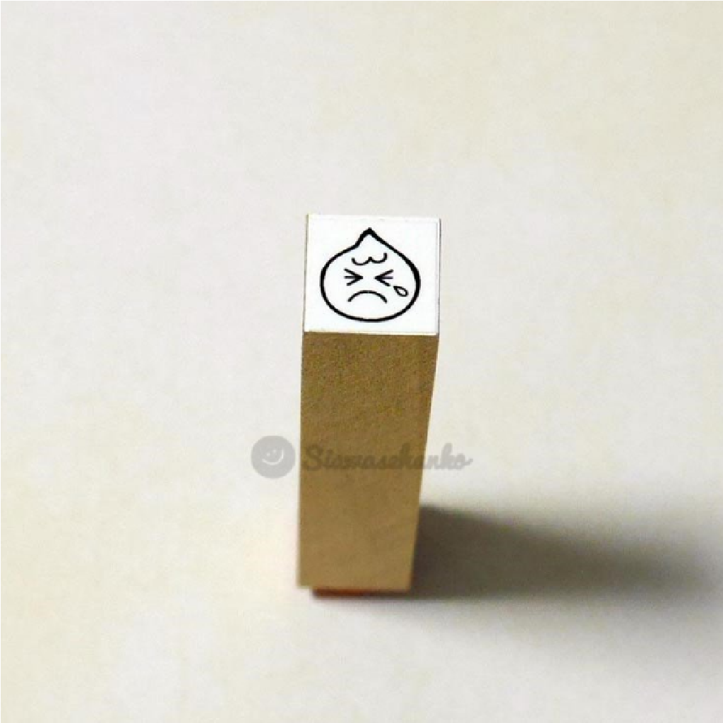 Siawasehanko Rubber Stamp - Emoji With Tear