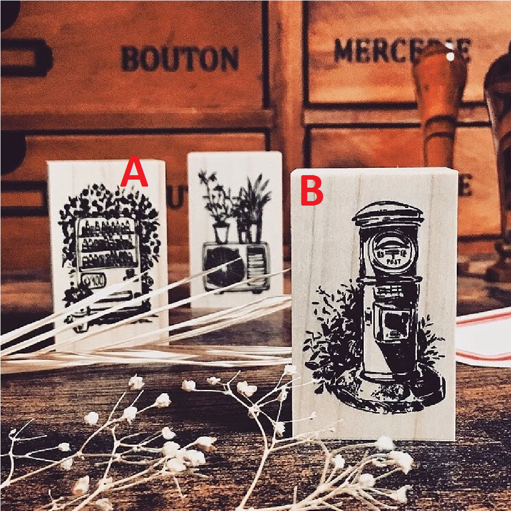 Oola Happy Stationery Rubber Stamp - Cozy Neighbourhood