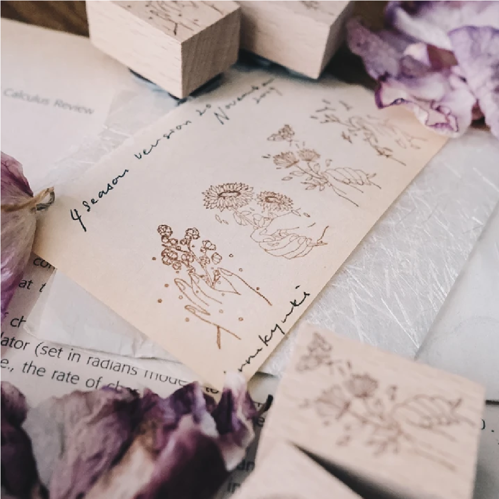 Kurukynki Rubber Stamp - 4 Seasons Version