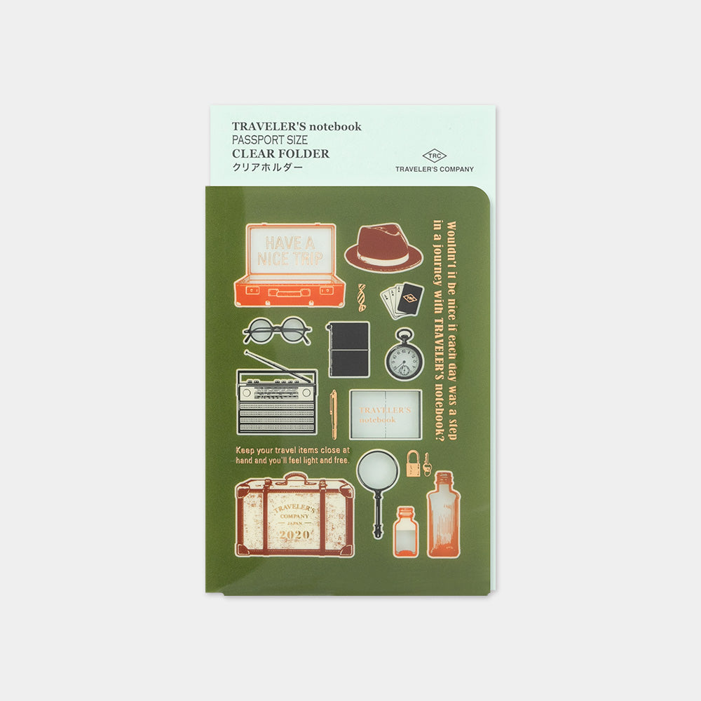 Traveler&#39;s Notebook Clear Folder 2020 Passport Size