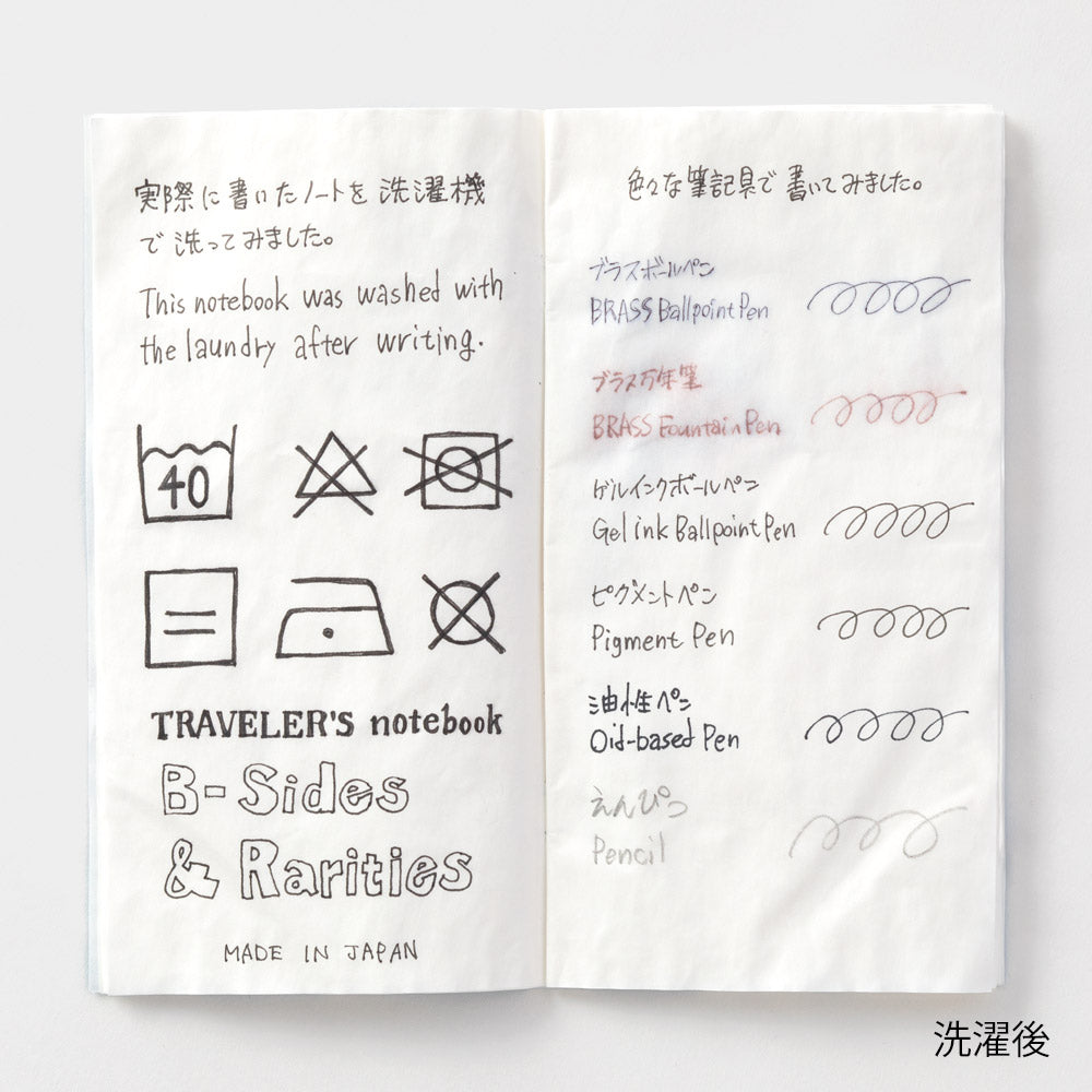 Traveler&#39;s Notebook Regular Size Refill Washable Paper