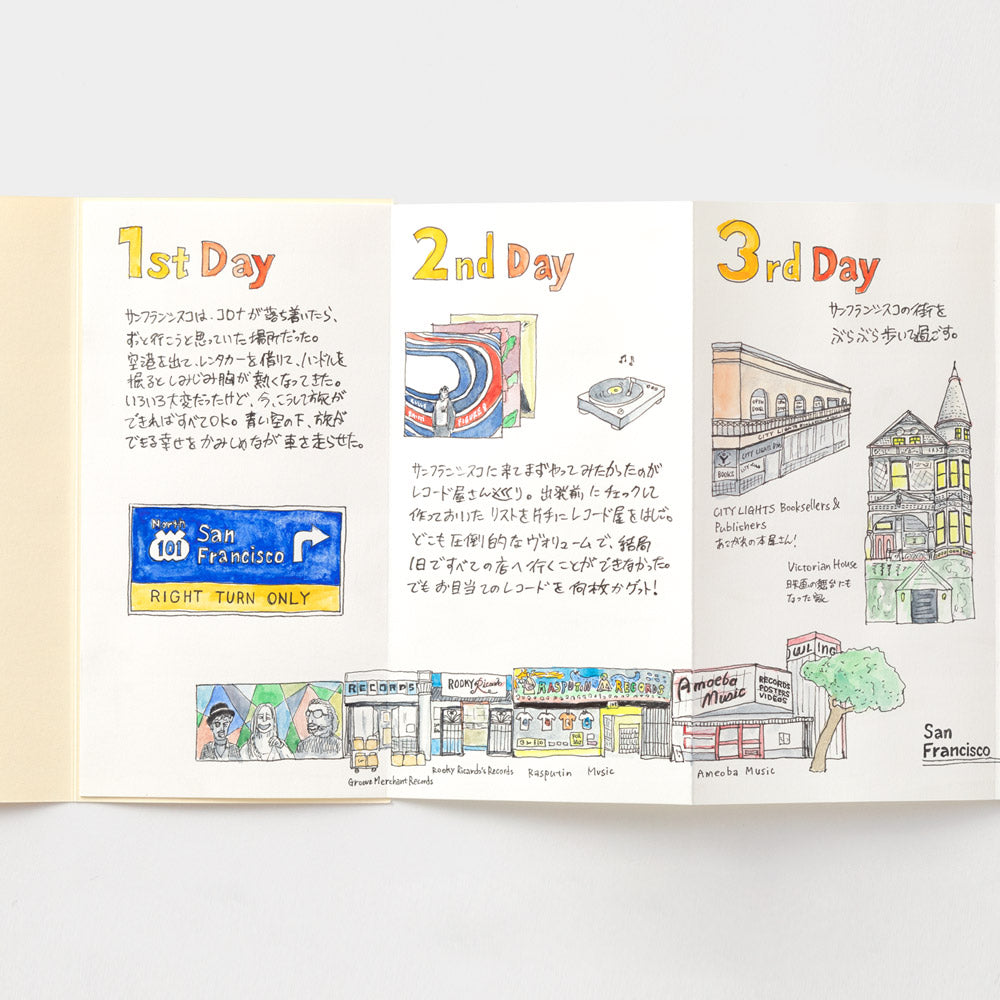 Traveler&#39;s Notebook Regular Size Refill Accordion Fold Paper