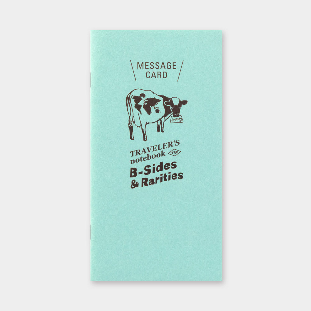 Traveler&#39;s Notebook Regular Size Refill Message Card