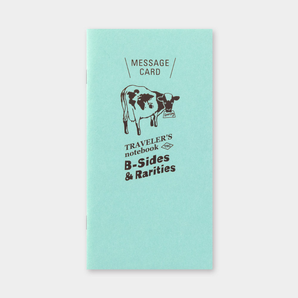 Traveler's Notebook Regular Size Refill Message Card