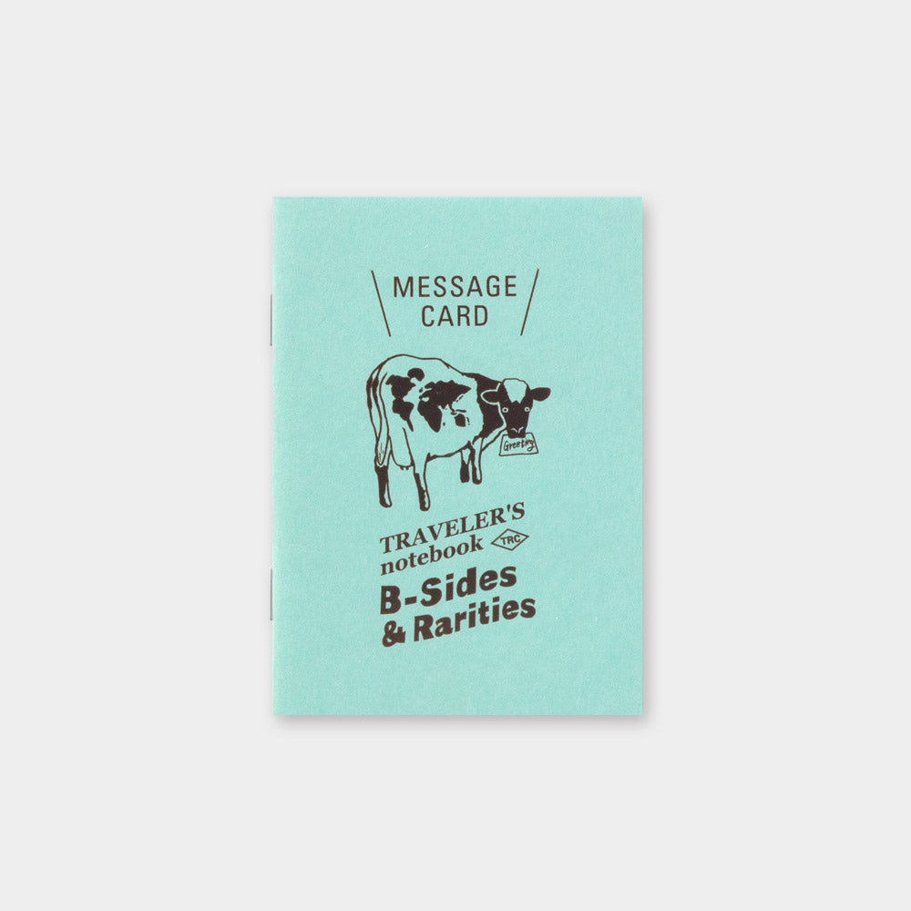 Traveler's Notebook Passport Size Refill Message Card