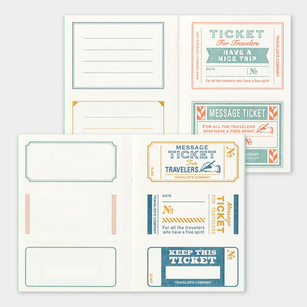 Traveler&#39;s Notebook Passport Size Refill Message Card
