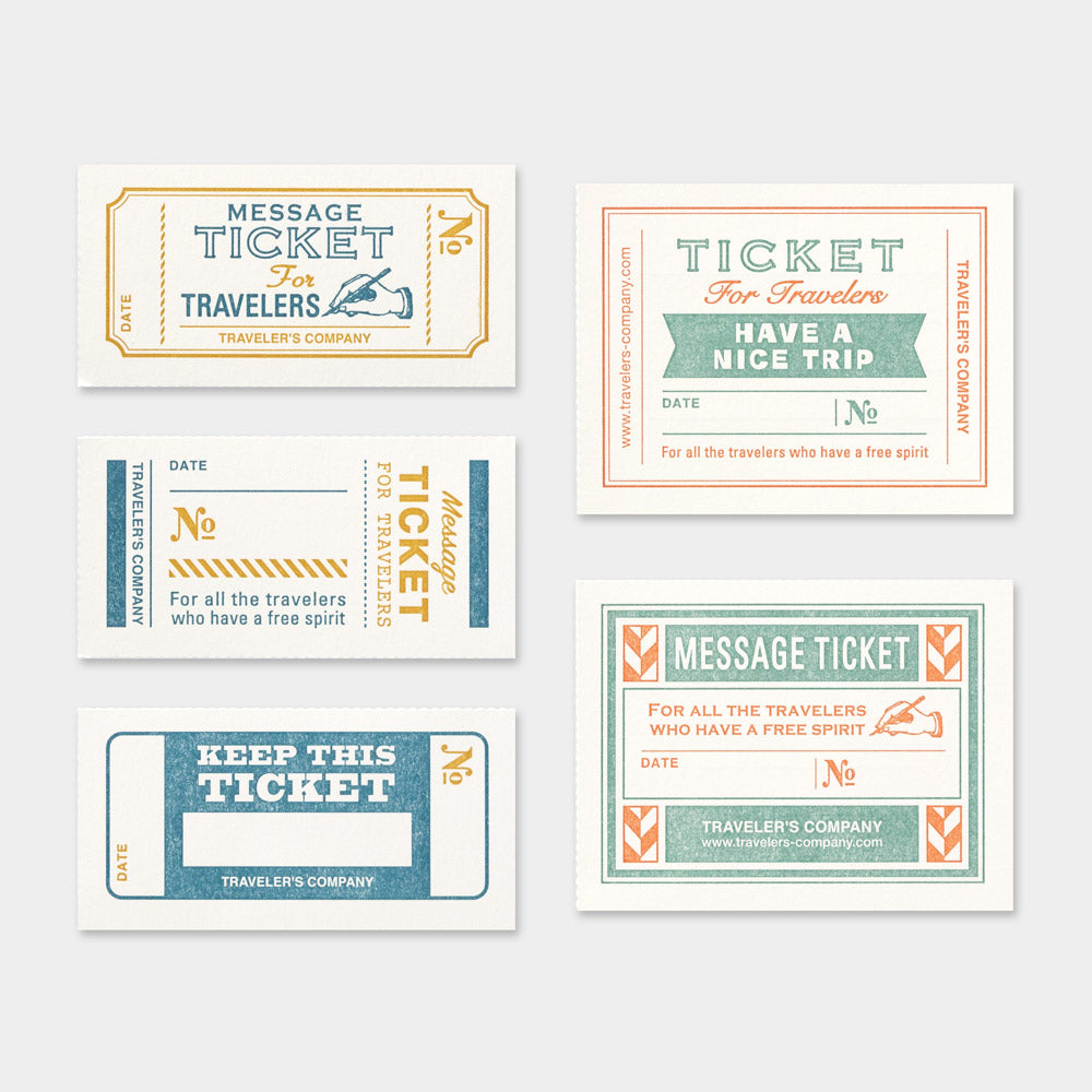 Traveler&#39;s Notebook Passport Size Refill Message Card