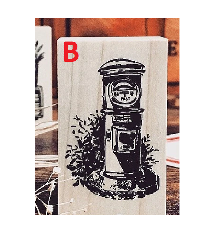 Oola Happy Stationery Rubber Stamp - Cozy Neighbourhood