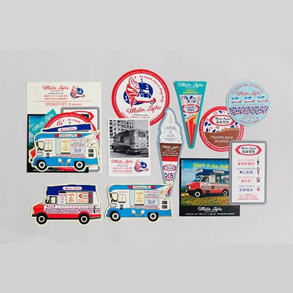 Traveler&#39;s Factory Special Edition Sticker Set Mister Softee
